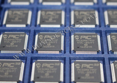 Προγραμματίσημο τσιπ 80MHz PIC32MX795F512L-80I/PT ολοκληρωμένου κυκλώματος λάμψης CMOS MCU